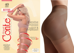 Колготки корректирующие Active Soft 40den мокко