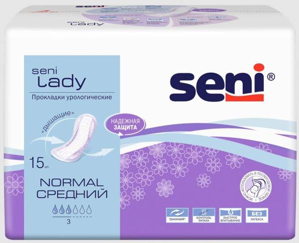 Прокладки урологические SENI LADY нормал Bella 15шт фотография