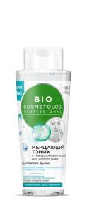 BioCosmetolog мерцающий тоник для лица с гиалуроновой кислотой Для Супер Сияния кожи 270мл